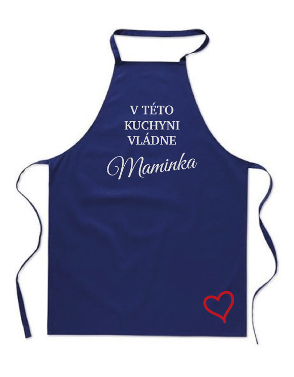 Zástěra královská modrá