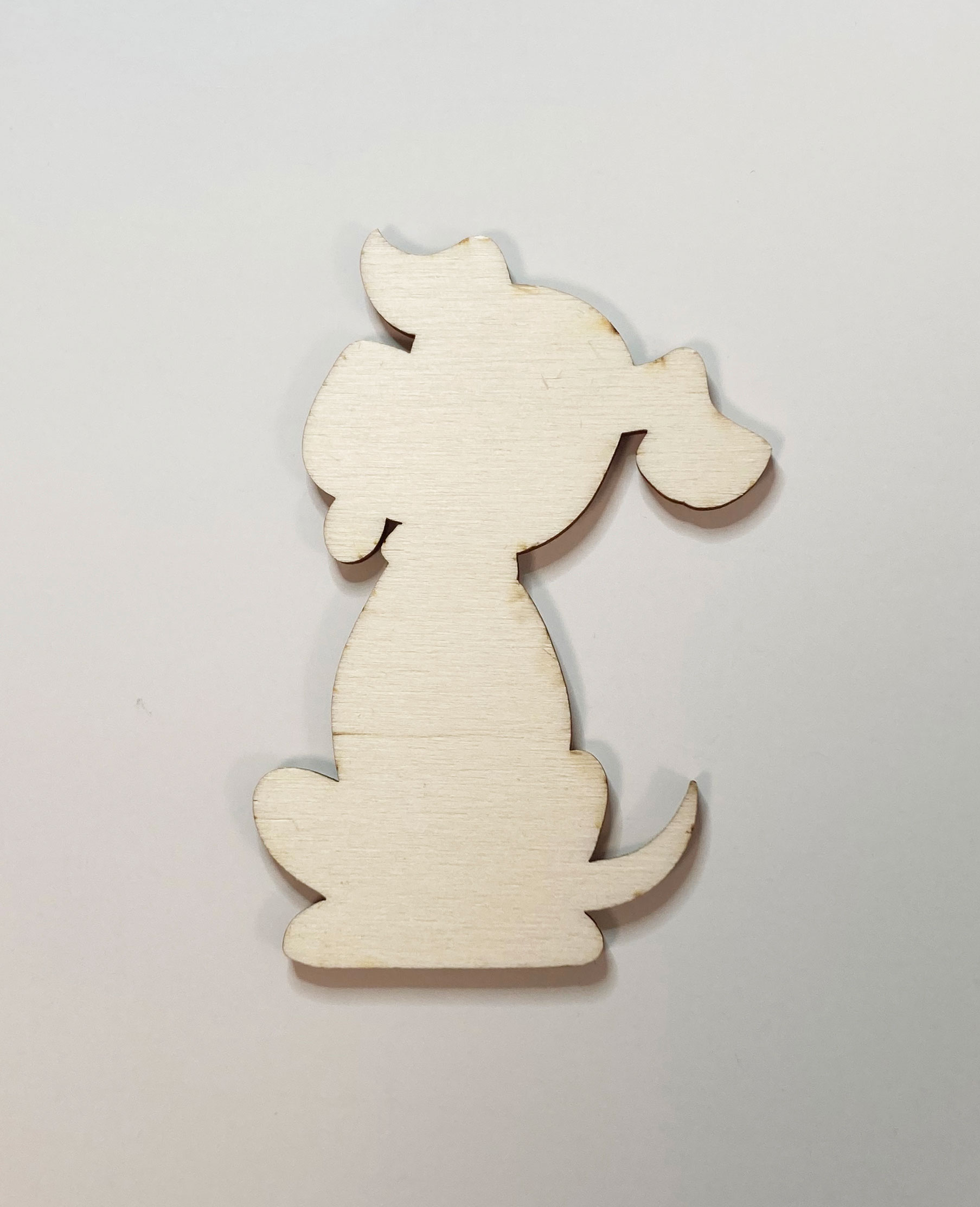 Pejsek z překližky / 7x10 cm
