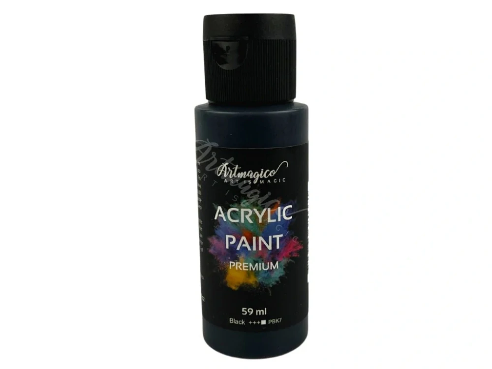 Artmagico - akrylové barvy Premium 59 ml, Black