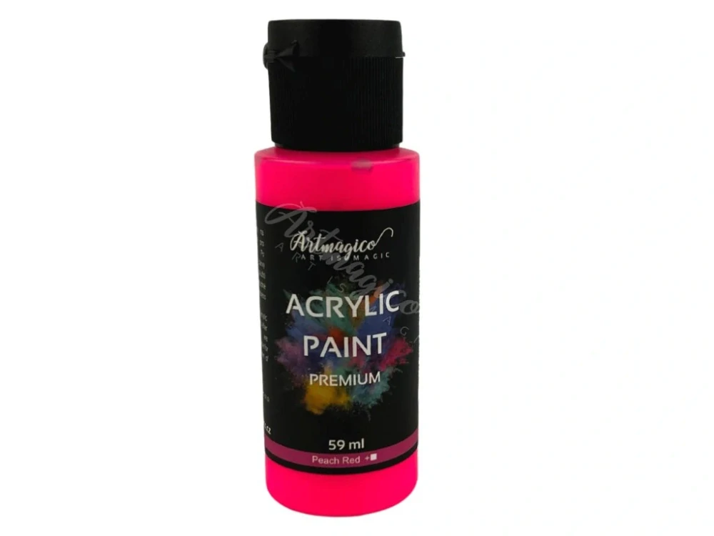 Artmagico - akrylové barvy Premium 59 ml, neonově růžová