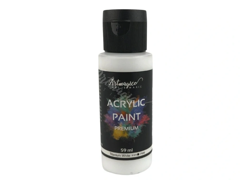 Artmagico - akrylové barvy Premium 59 ml, Titanium White