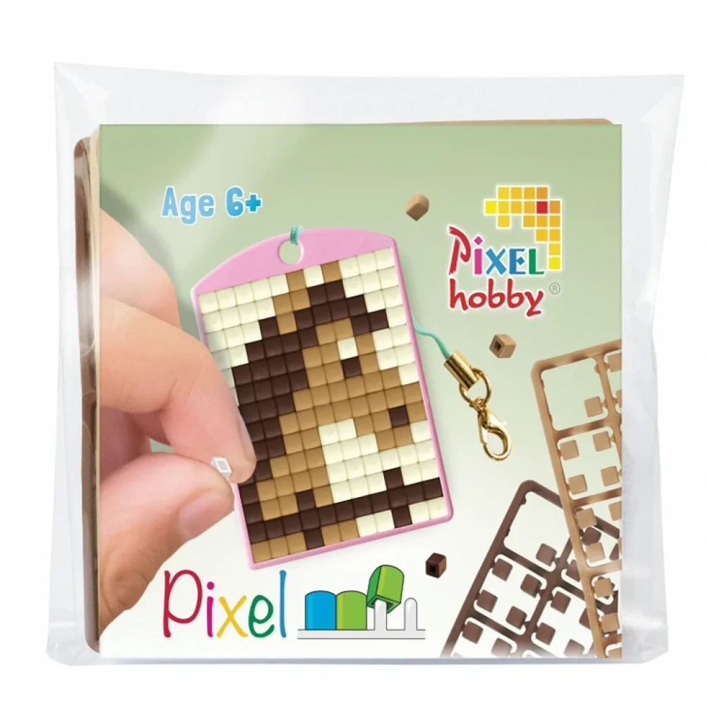 Pixel klíčenka kůň nebo ježek 1ks