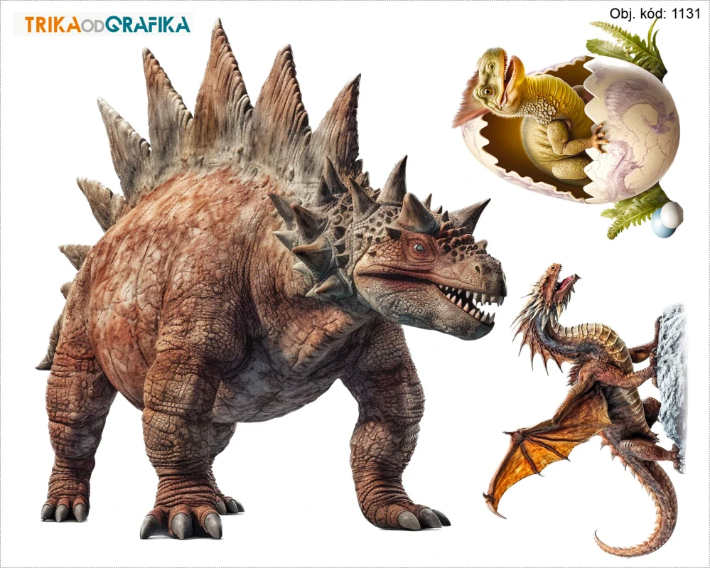 Dino 5 - nažehlovačka 14x19