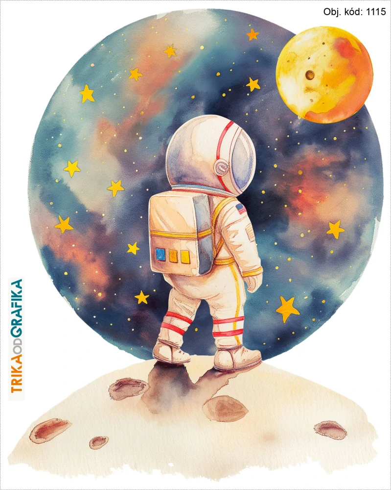 Kosmonaut – nažehlovačka 14x19