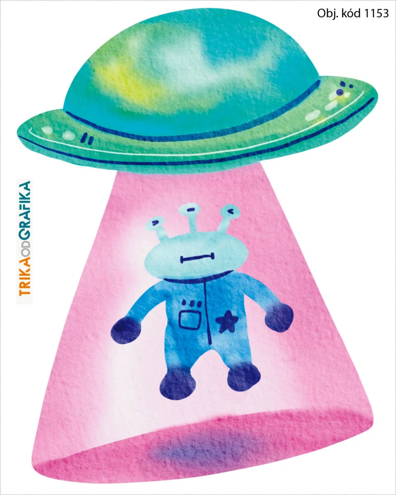 UFO – nažehlovačka 14x19cm