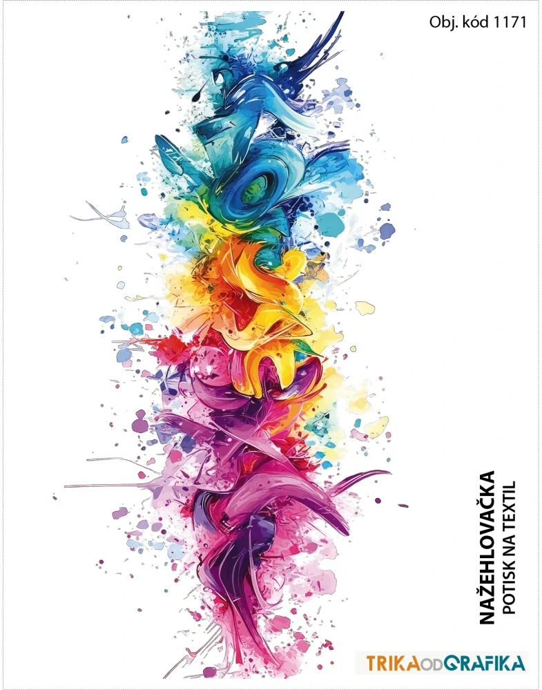 Grafiti – nažehlovačka 19x19