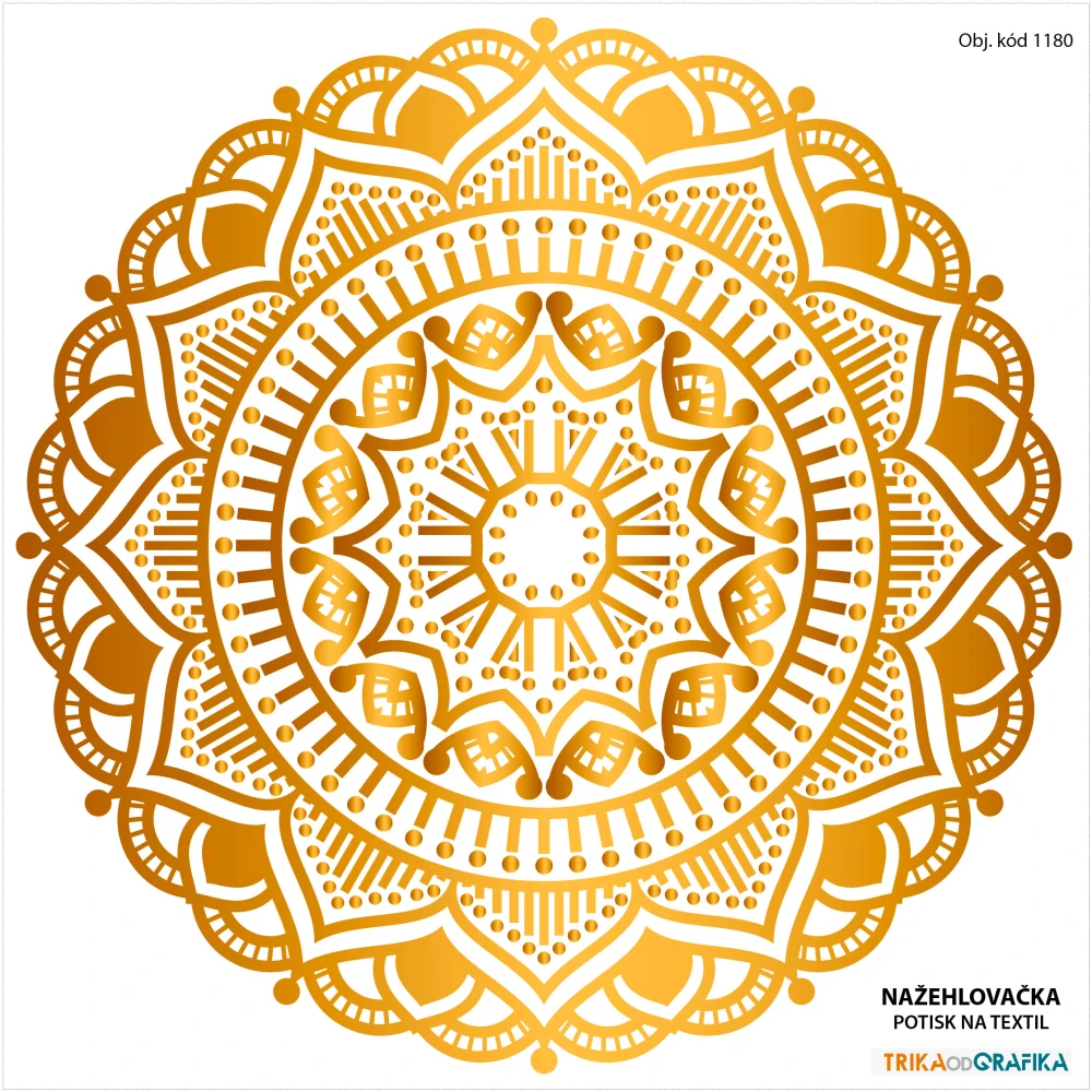 Mandala – nažehlovačka 19x19