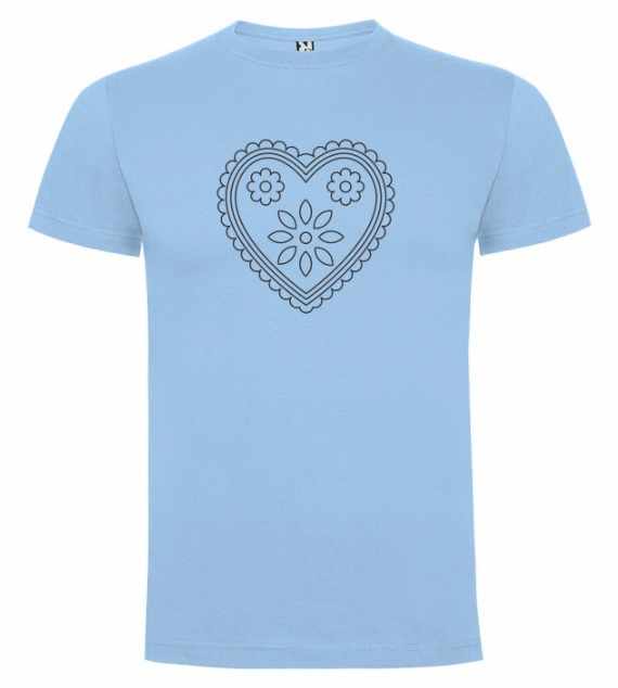 Srdce folklór - Tričko s motivem