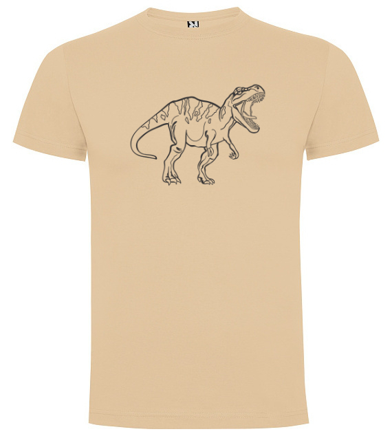 Tyranosaurus - Tričko s motivem, Pudrová, XL