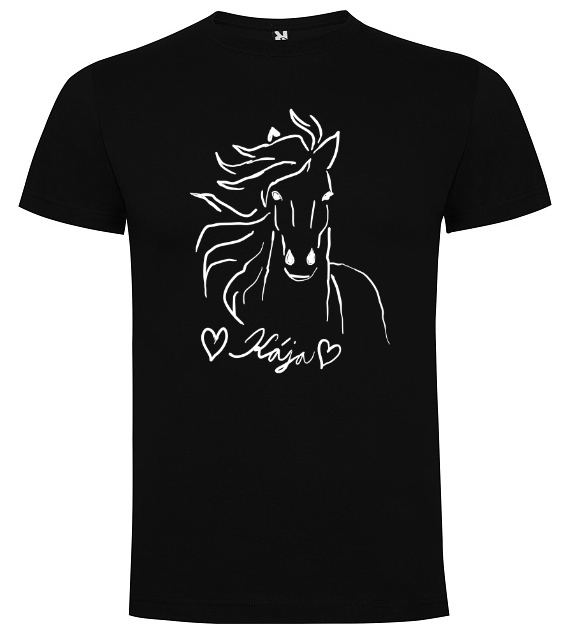 tričko s vlastním motivem, Černá, S, Pánská / Unisex