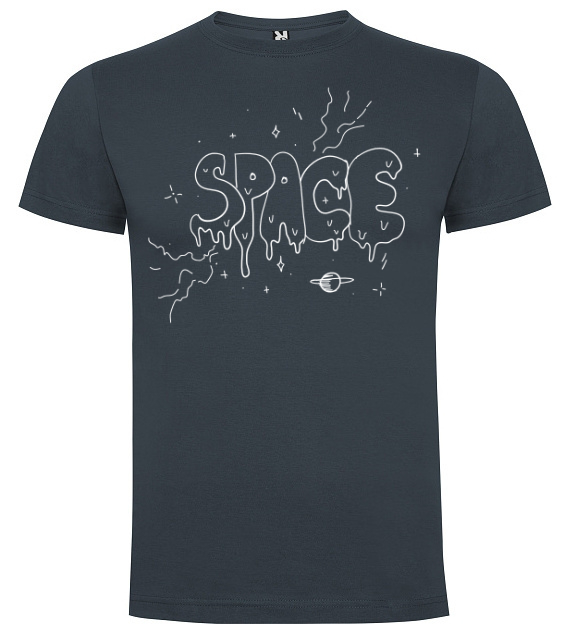 tričko s vlastním motivem, Ebenově šedá, S, Pánská / Unisex
