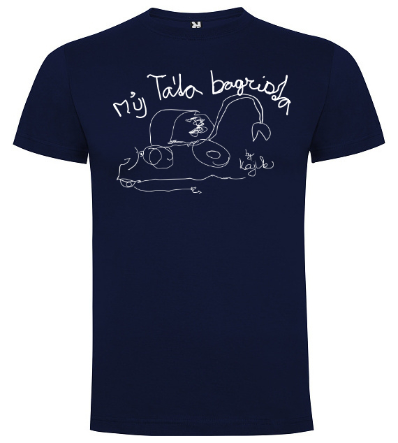 tričko s vlastním motivem, Námořnícká modrá, M, Pánská / Unisex
