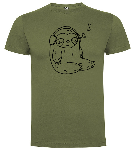 tričko s vlastním motivem, Vojenská zeleň, XXL, Pánská / Unisex