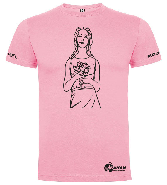 Trička Kahan pro holky, Růžová, Velikost 3. 3.- 5.let