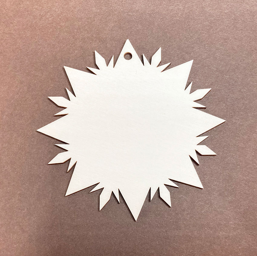 Hvězdička z překližky 2. / 9x9 cm