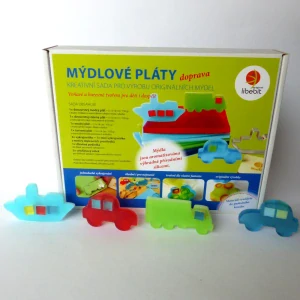 Kreativní sada pro výrobu originálních mýdel DOPRAVA