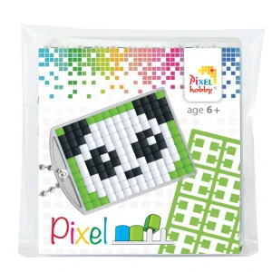 Pixel klíčenka panda 1ks