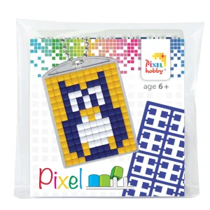 Pixel klíčenka sova 1ks