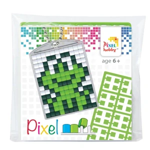 Pixel klíčenka žába nebo krokodýl 1ks