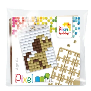 Pixel klíčenka pes nebo lev 1ks