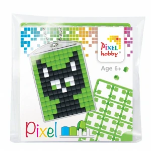 Pixel klíčenka kočka nebo myš 1ks