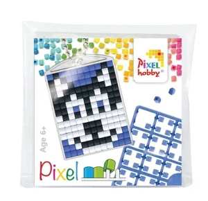 Pixel klíčenka husky nebo kosatka 1ks