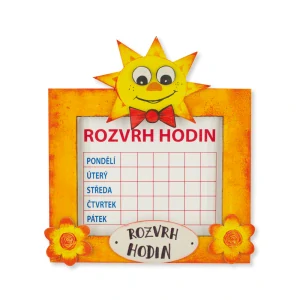 Rozvrh hodin - Sluníčko
