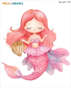 Mořská panna – nažehlovačka