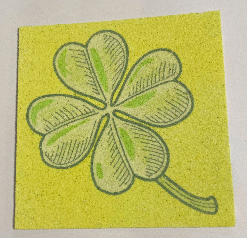 ČTYŘLÍSTEK / 10x10 cm