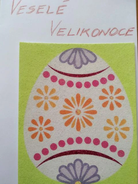 velikonoční VAJÍČKO II. / 15x12 cm