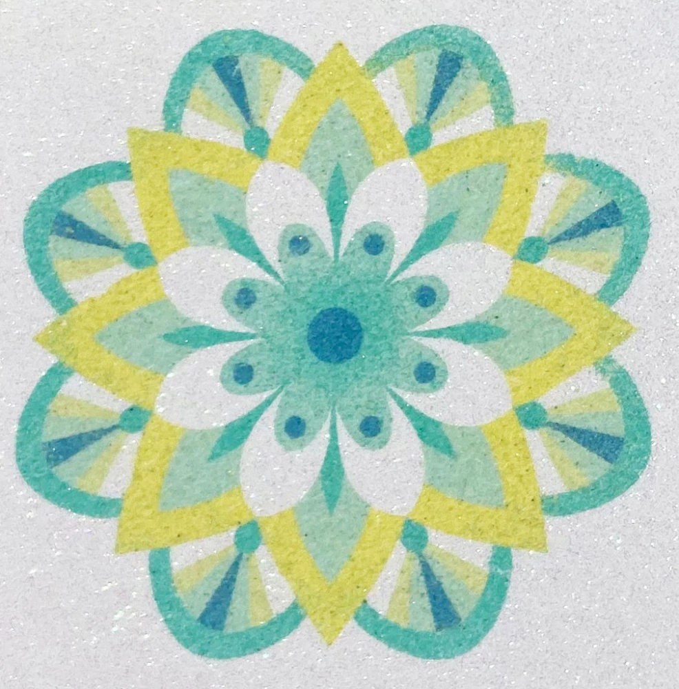 sada mandaly – SMARAGDOVÉ / 10x10 cm