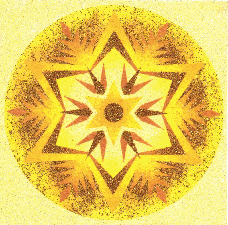 hvězda E1 / 10x10 cm