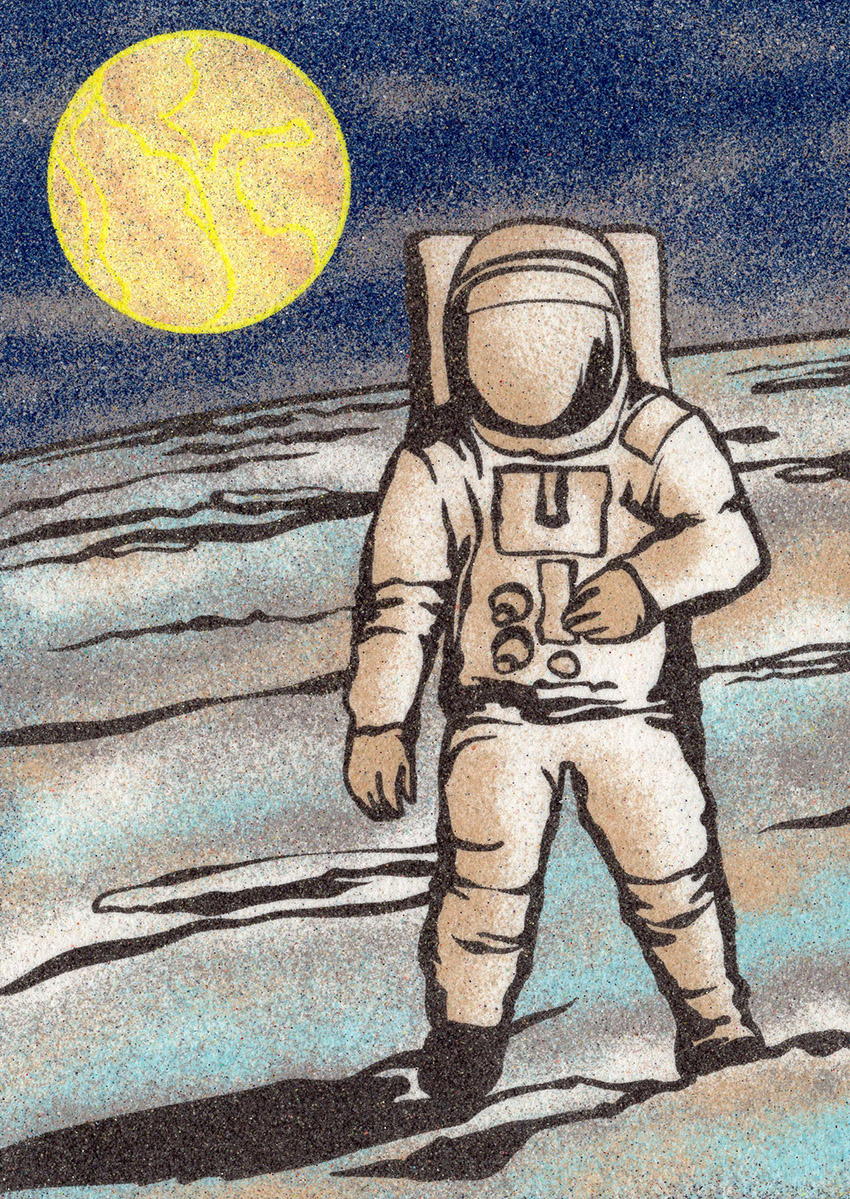 ASTRONAUT / 15x20