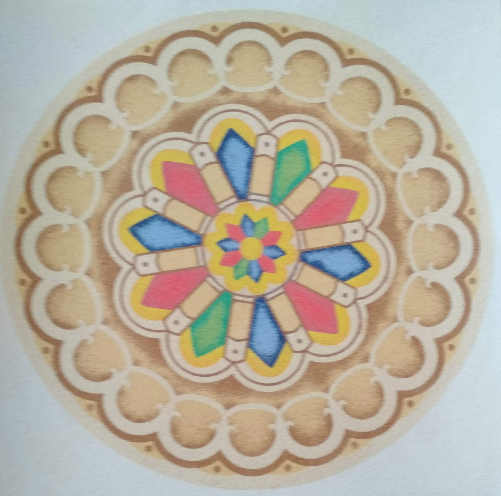 TŘEBÍČSKÁ ROZETA / 30x30 cm