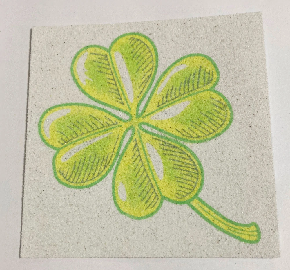 ČTYŘLÍSTEK / 10x10 cm