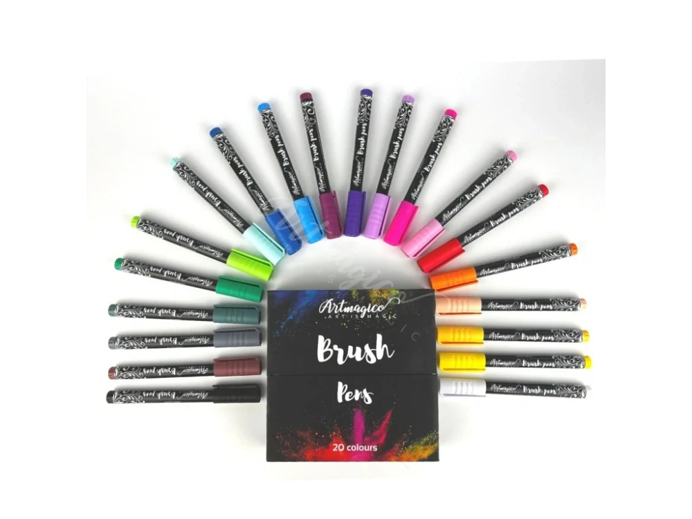 Brush pens sada 20 ks