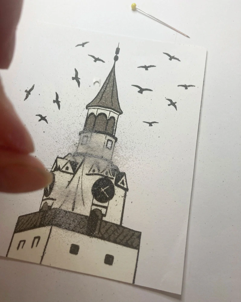 IVANČICKÁ VĚŽ / 12x15 cm