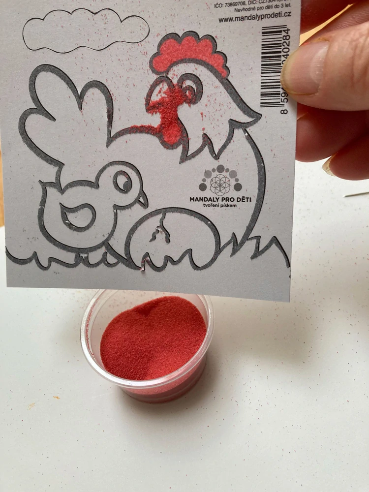 SLEPIČKA / 10x10 cm