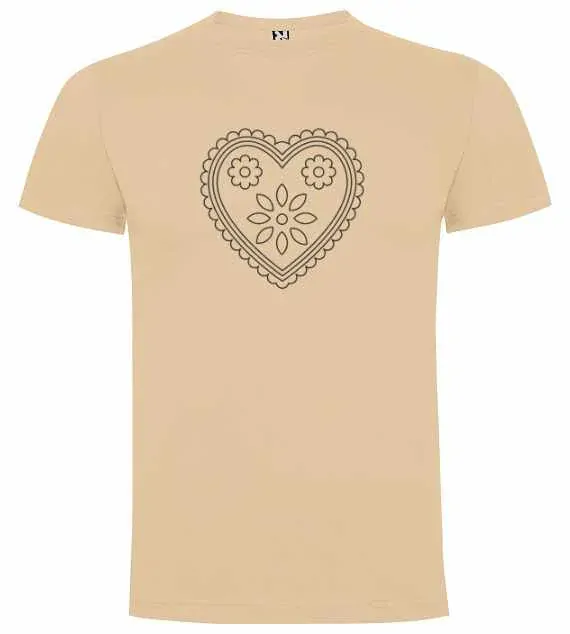 Srdce folklór - Tričko s motivem