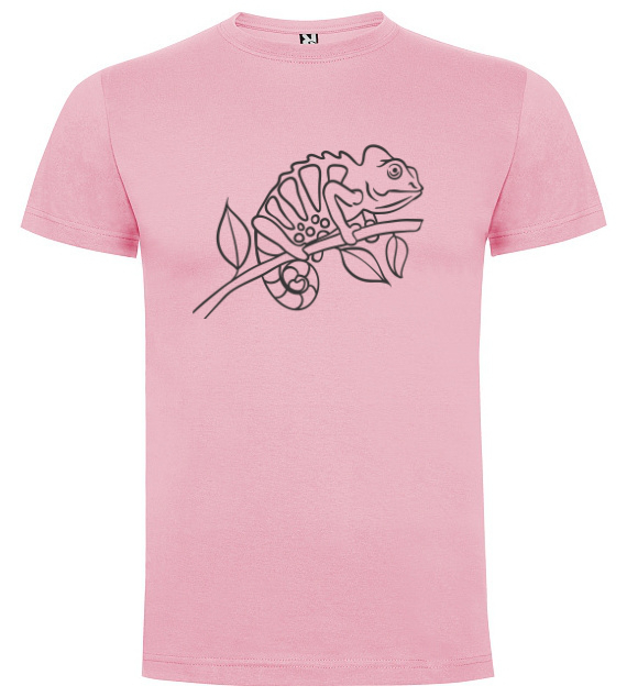 Chameleon - Tričko s motivem, Růžová, XXL
