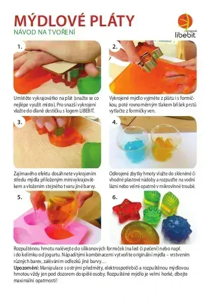 Kreativní sada pro výrobu originálních mýdel DOPRAVA
