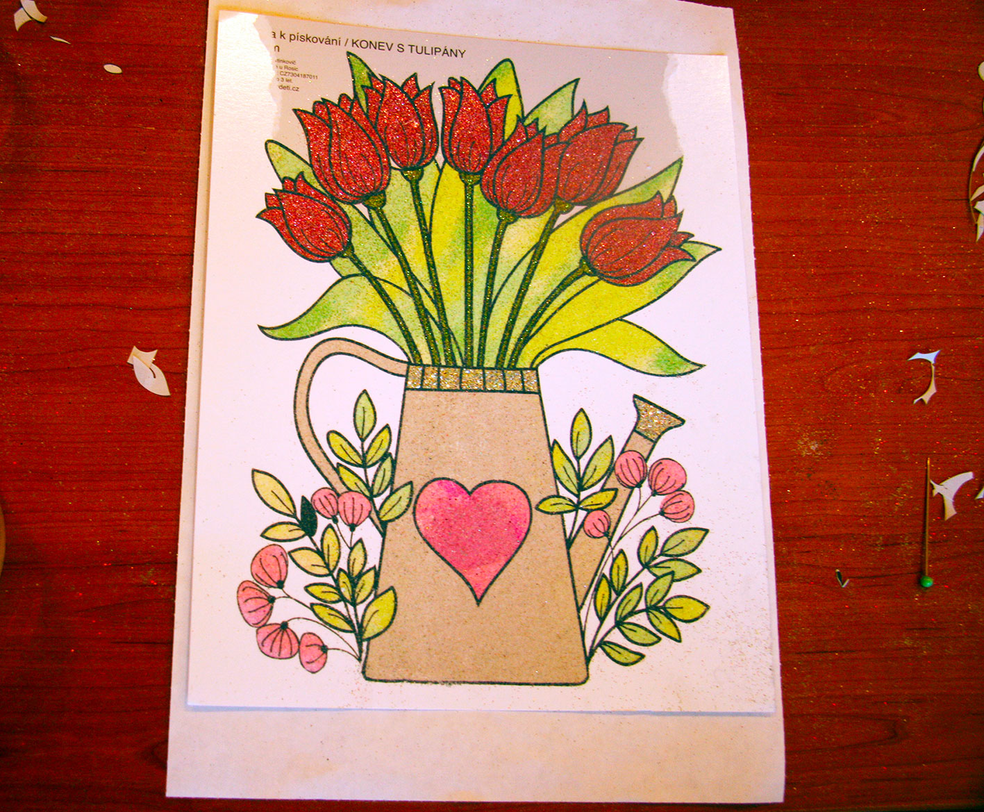 KONEV S TULIPÁNY / 20x25 cm