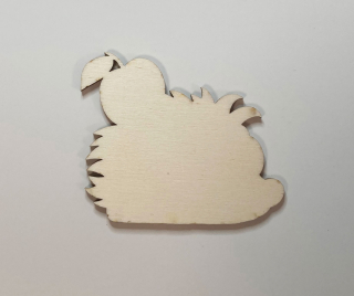 Ježek z překližky / 7,5x9 cm