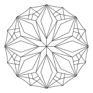 mandala M2 / 10x10 cm