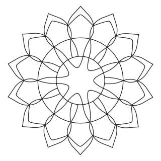 mandala O2 / 10x10 cm