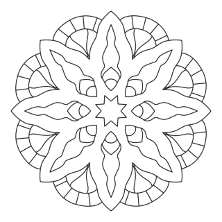 mandala Q2 / 10x10 cm